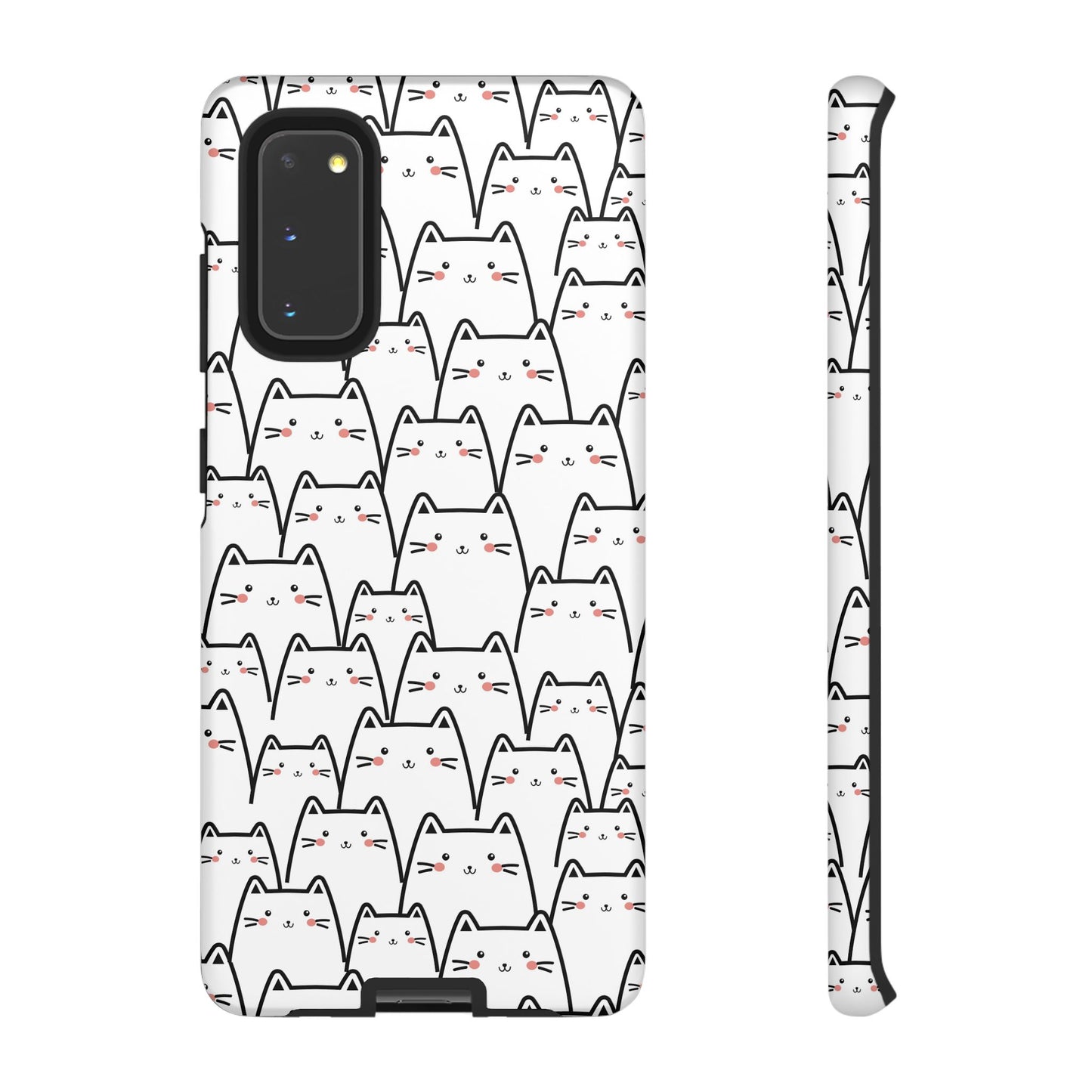 Kawaii Cat Crowd Samsung Galaxy Tough Case