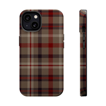 Vintage Highland Plaid MagSafe® iPhone Tough Case