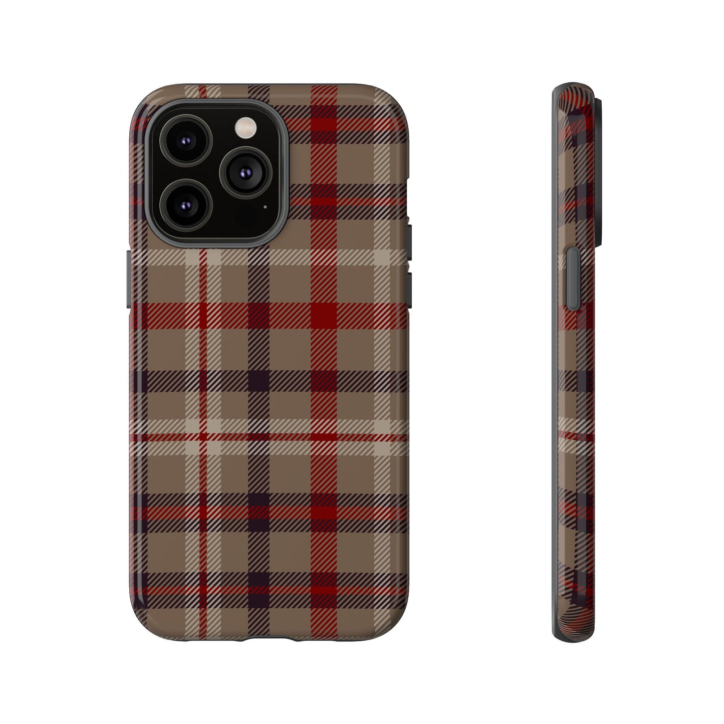 Vintage Highland Plaid iPhone Tough Case