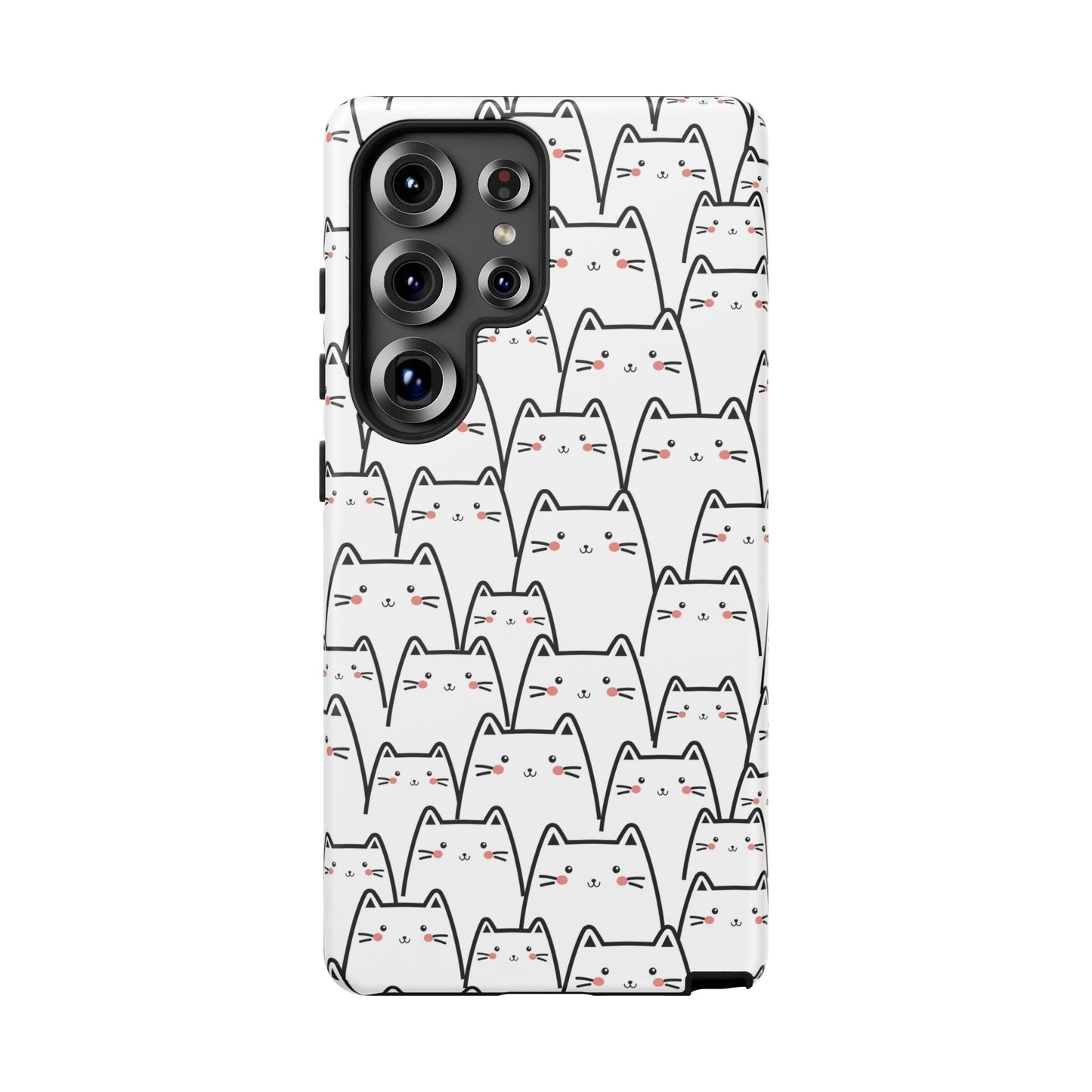 Kawaii Cat Crowd Samsung Galaxy Tough Case