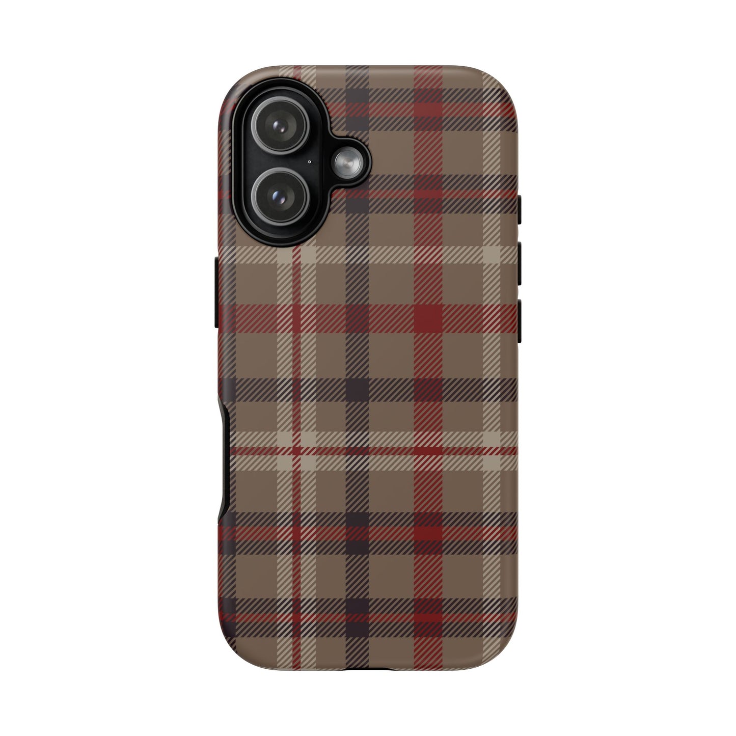 Vintage Highland Plaid iPhone Tough Case