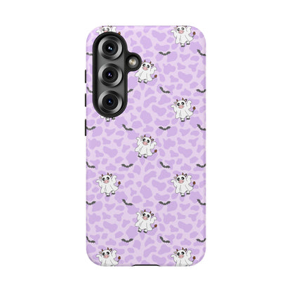 Purple Moo Ghosts & Bats Samsung Galaxy Tough Case
