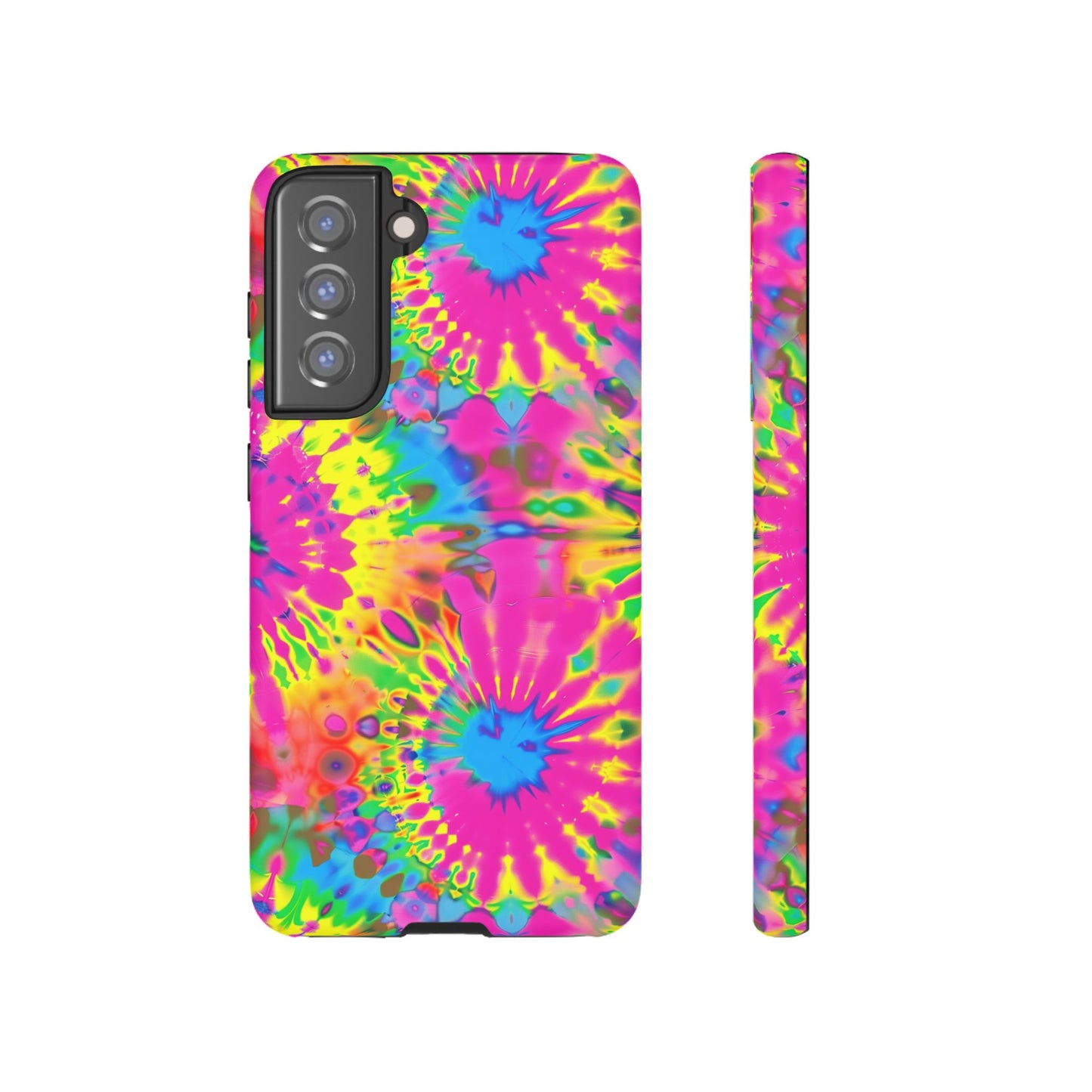 Neon Tie-Dye Burst Samsung Galaxy Tough Case