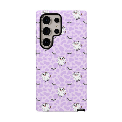 Purple Moo Ghosts & Bats Samsung Galaxy Tough Case