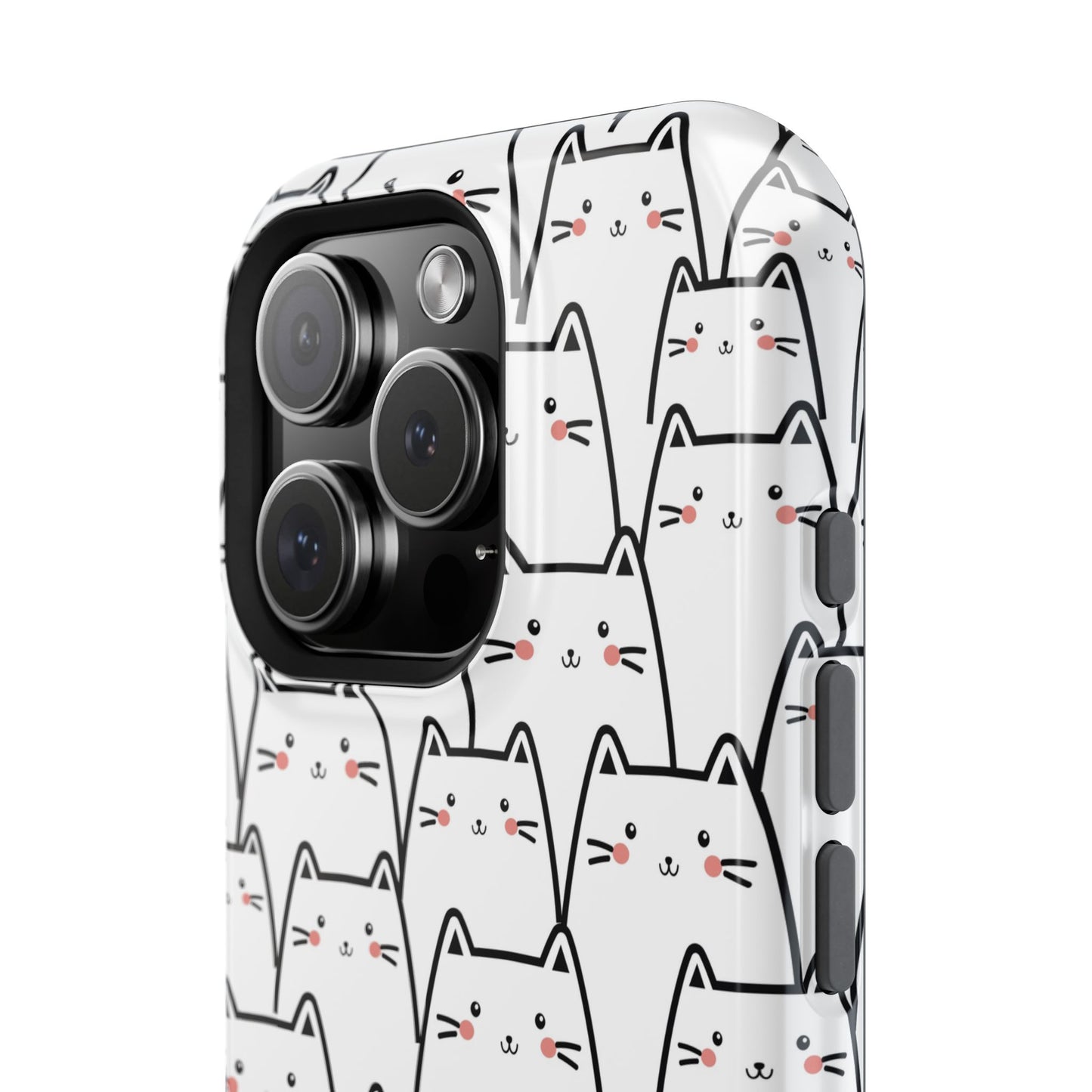 Kawaii Cat Crowd MagSafe® Tough iPhone Case