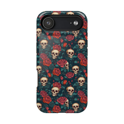 Skulls & Roses Dark Garden MagSafe® iPhone Tough Case