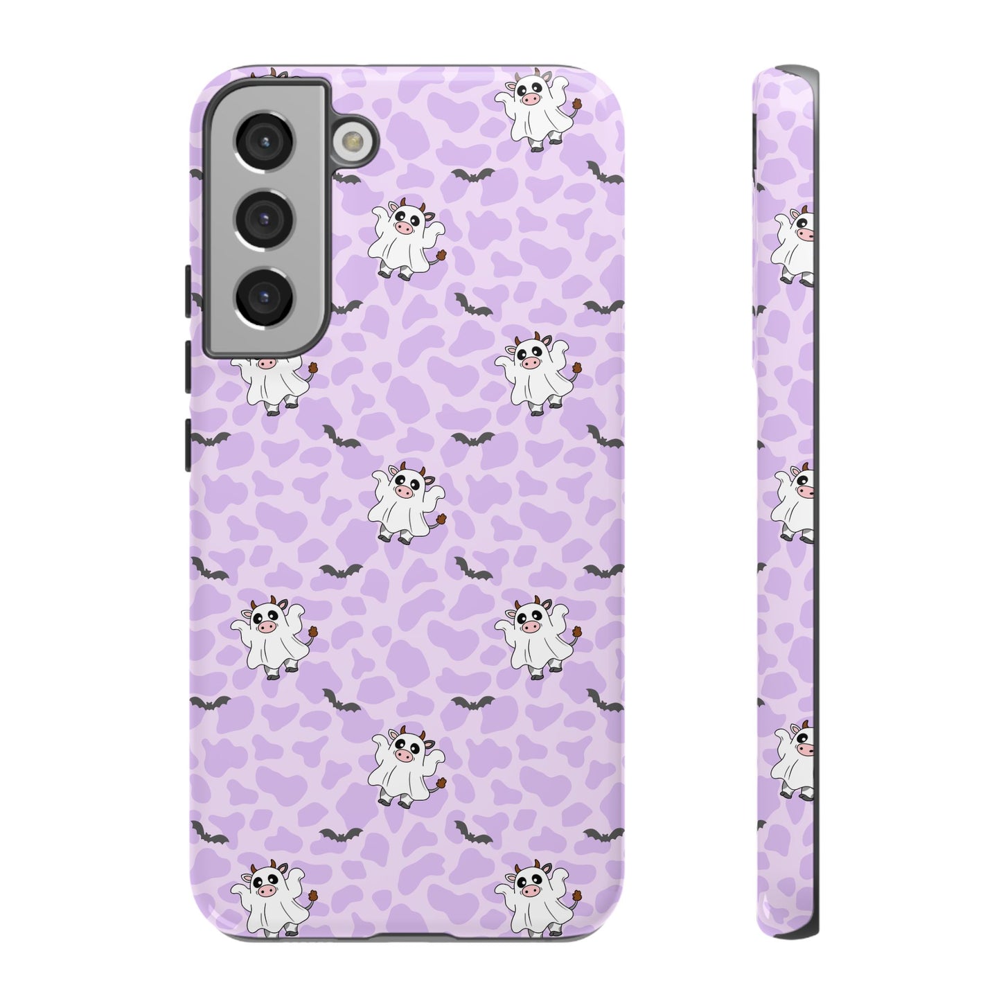 Purple Moo Ghosts & Bats Samsung Galaxy Tough Case