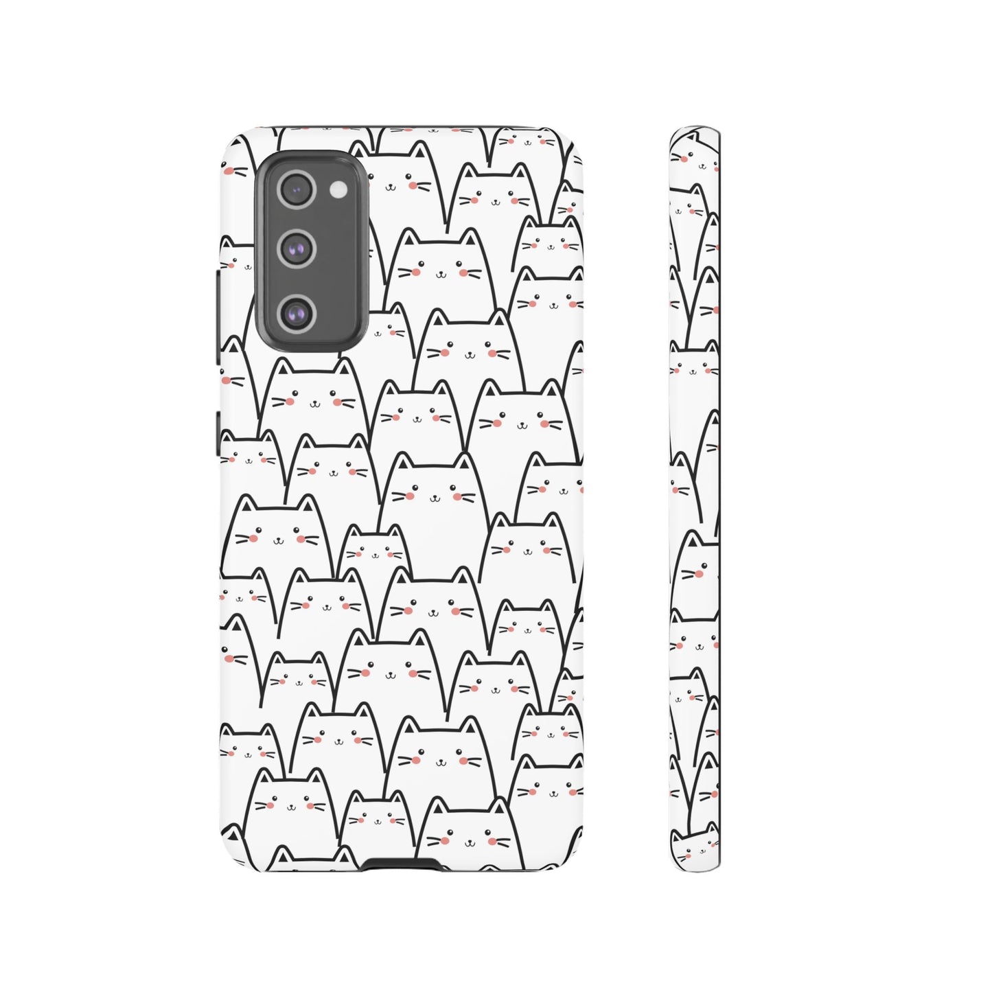 Kawaii Cat Crowd Samsung Galaxy Tough Case