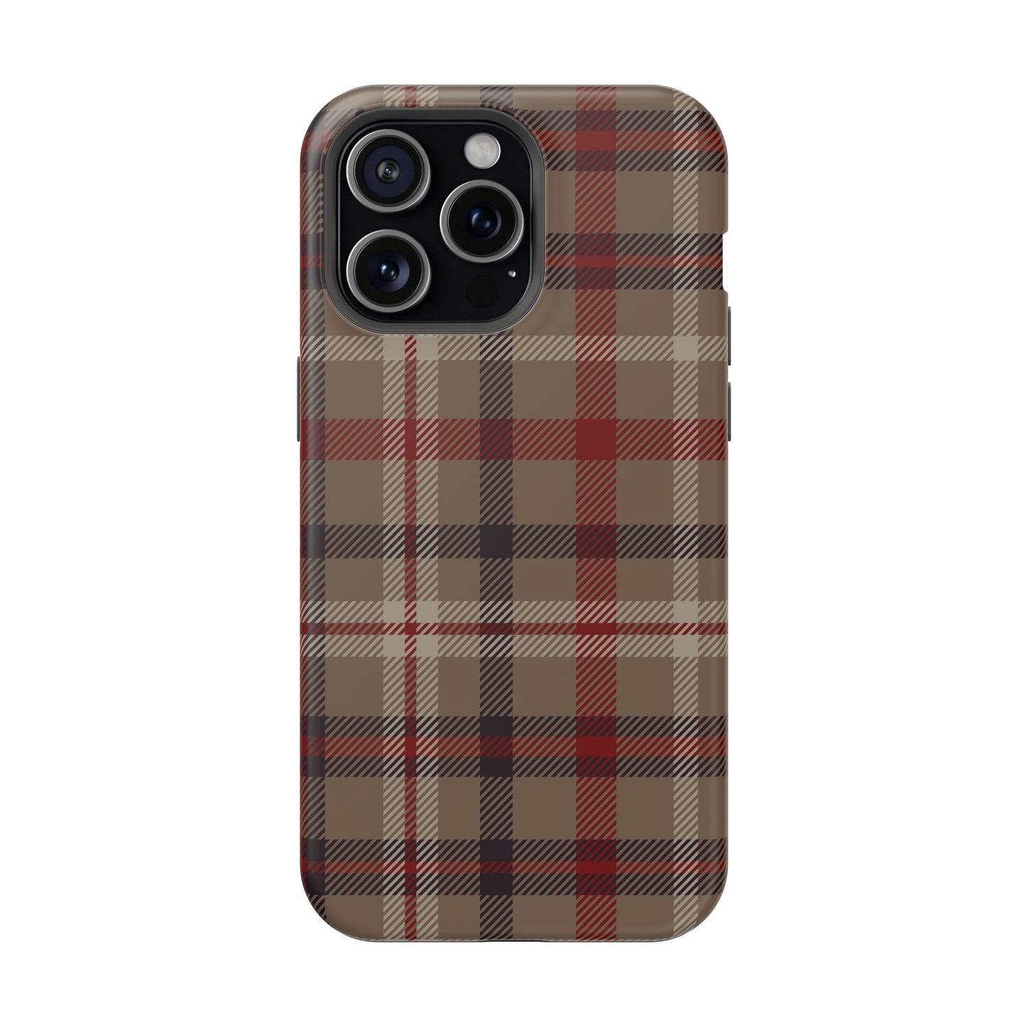 Vintage Highland Plaid MagSafe® iPhone Tough Case