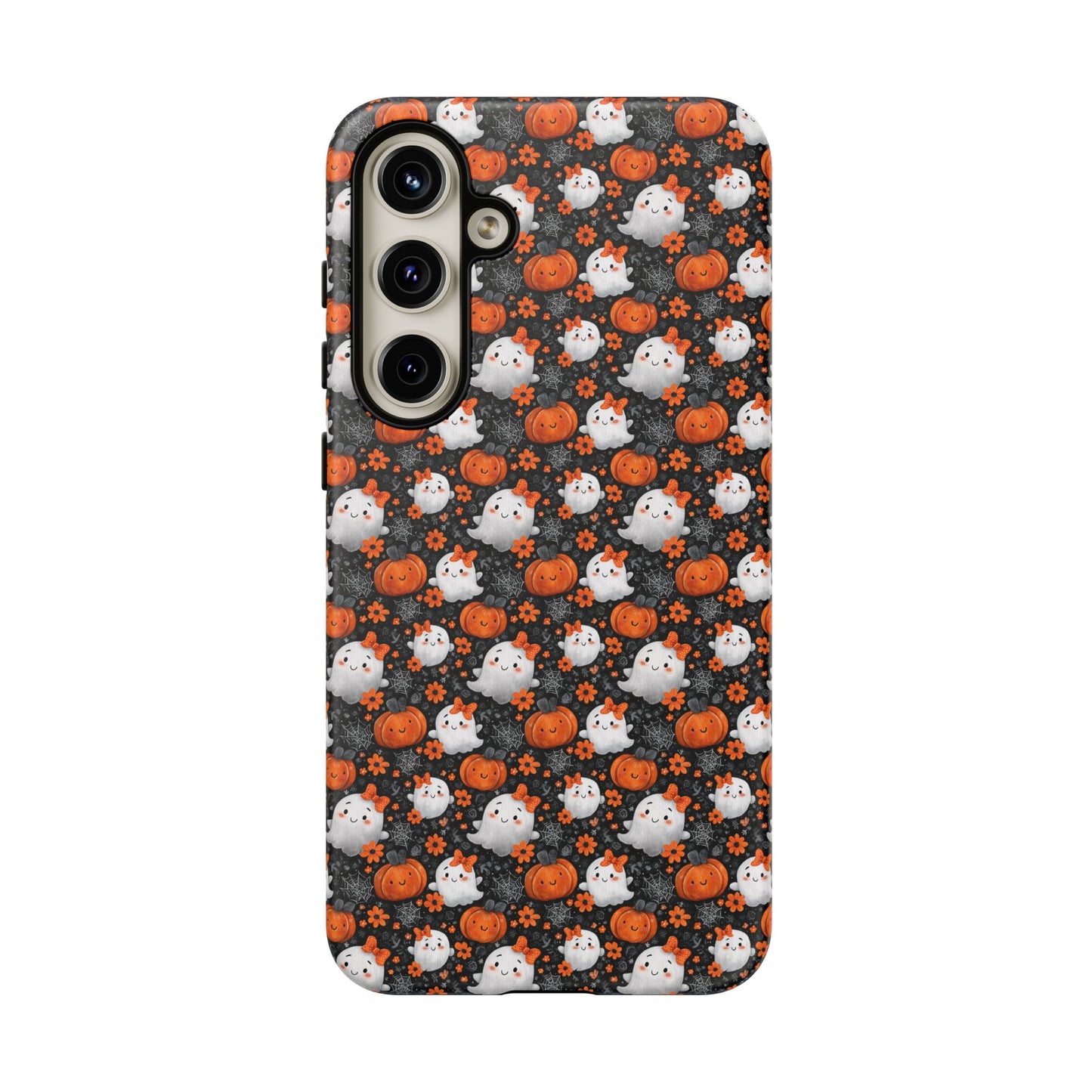 Cute Kawaii Lady Ghosts & Pumpkins Samsung Galaxy Tough Case