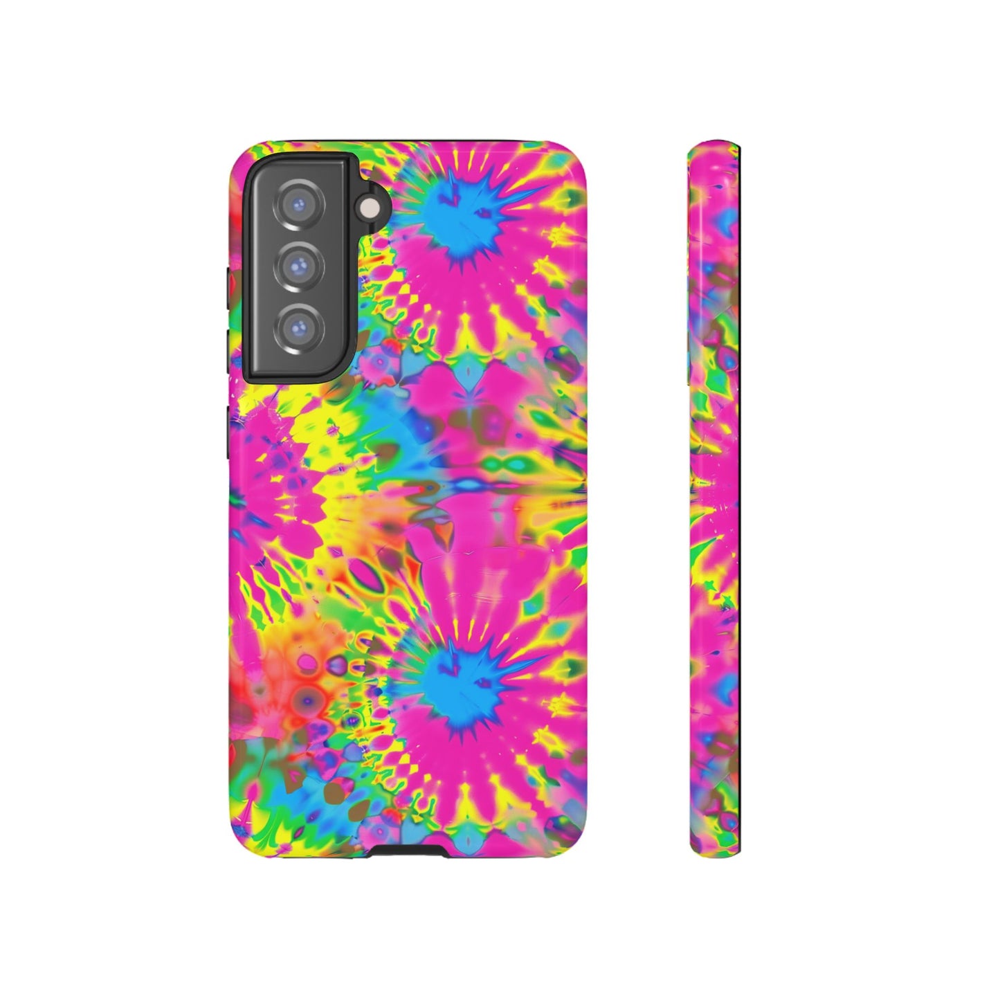 Neon Tie-Dye Burst Samsung Galaxy Tough Case