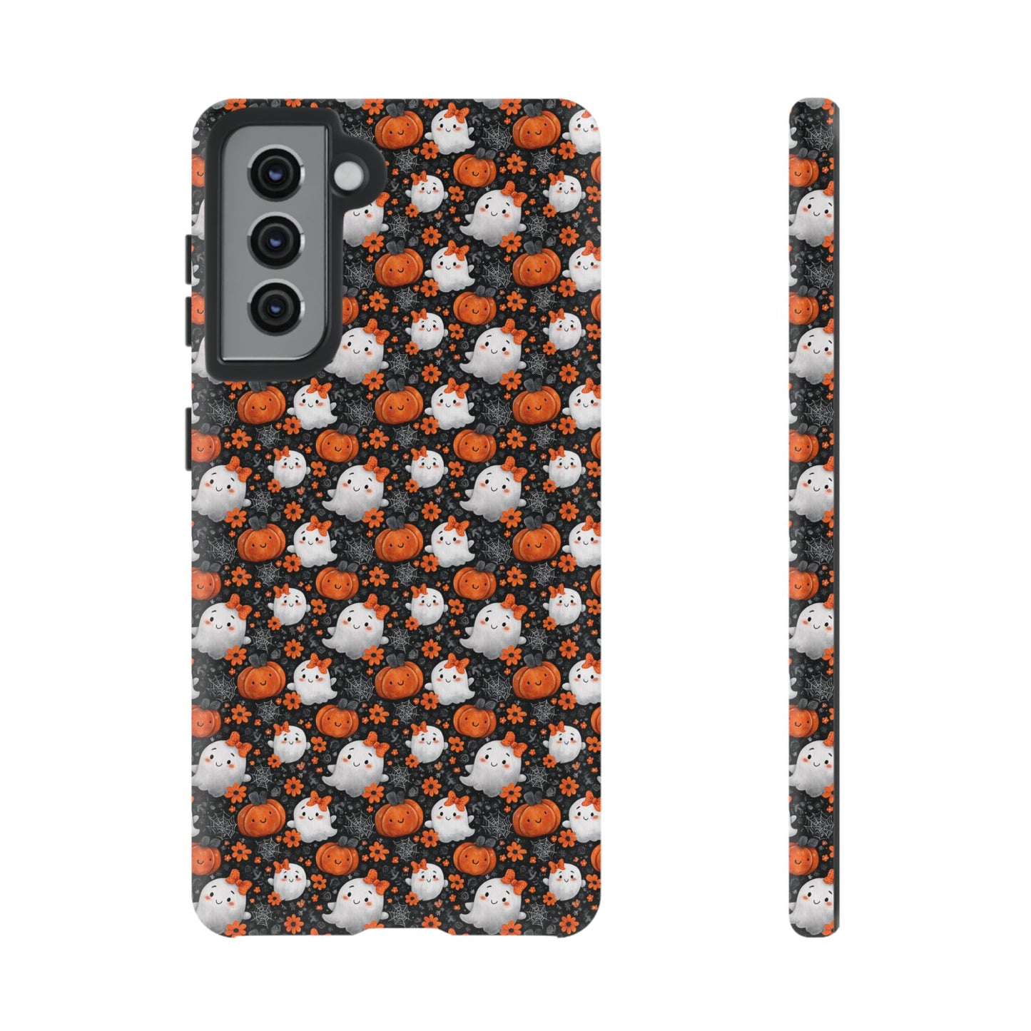 Cute Kawaii Lady Ghosts & Pumpkins Samsung Galaxy Tough Case