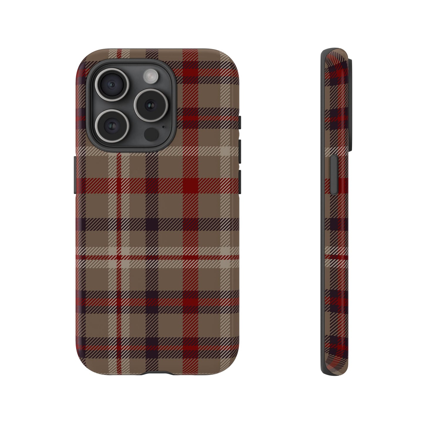 Vintage Highland Plaid iPhone Tough Case