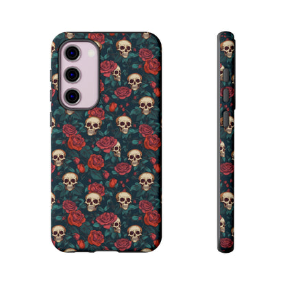 Skulls & Roses Dark Garden Samsung Galaxy Tough Case
