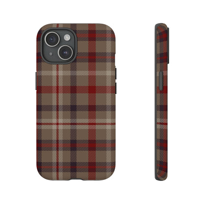 Vintage Highland Plaid iPhone Tough Case
