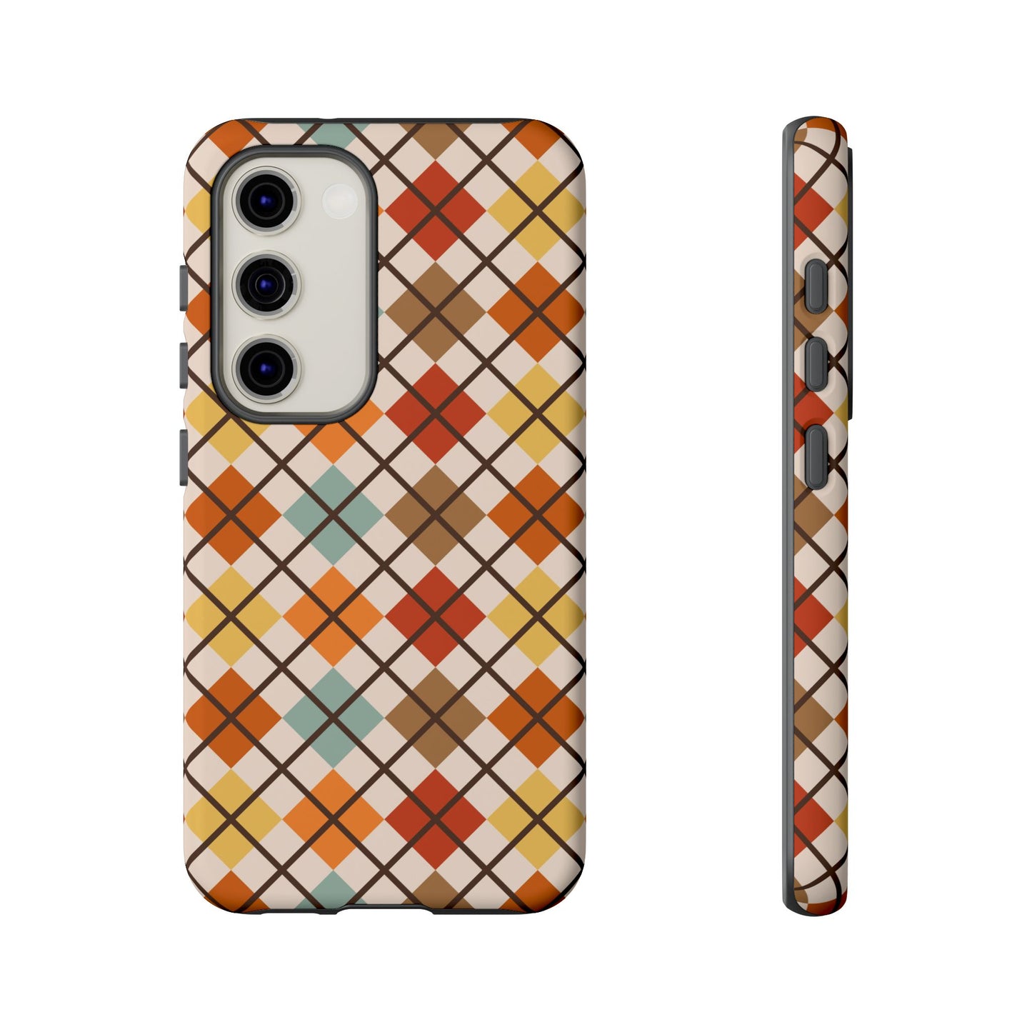 Autumn Argyle Samsung Galaxy Tough Case