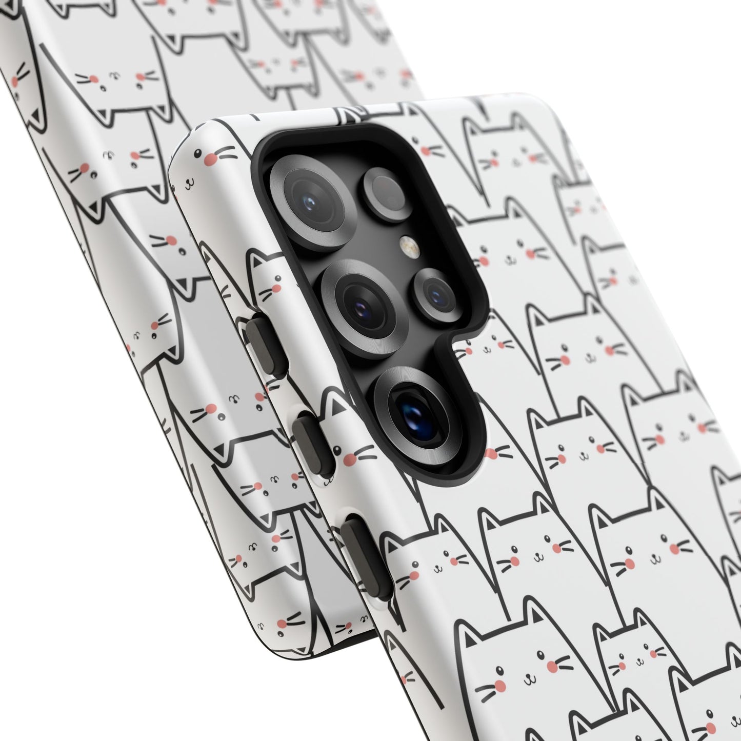 Kawaii Cat Crowd Samsung Galaxy Tough Case