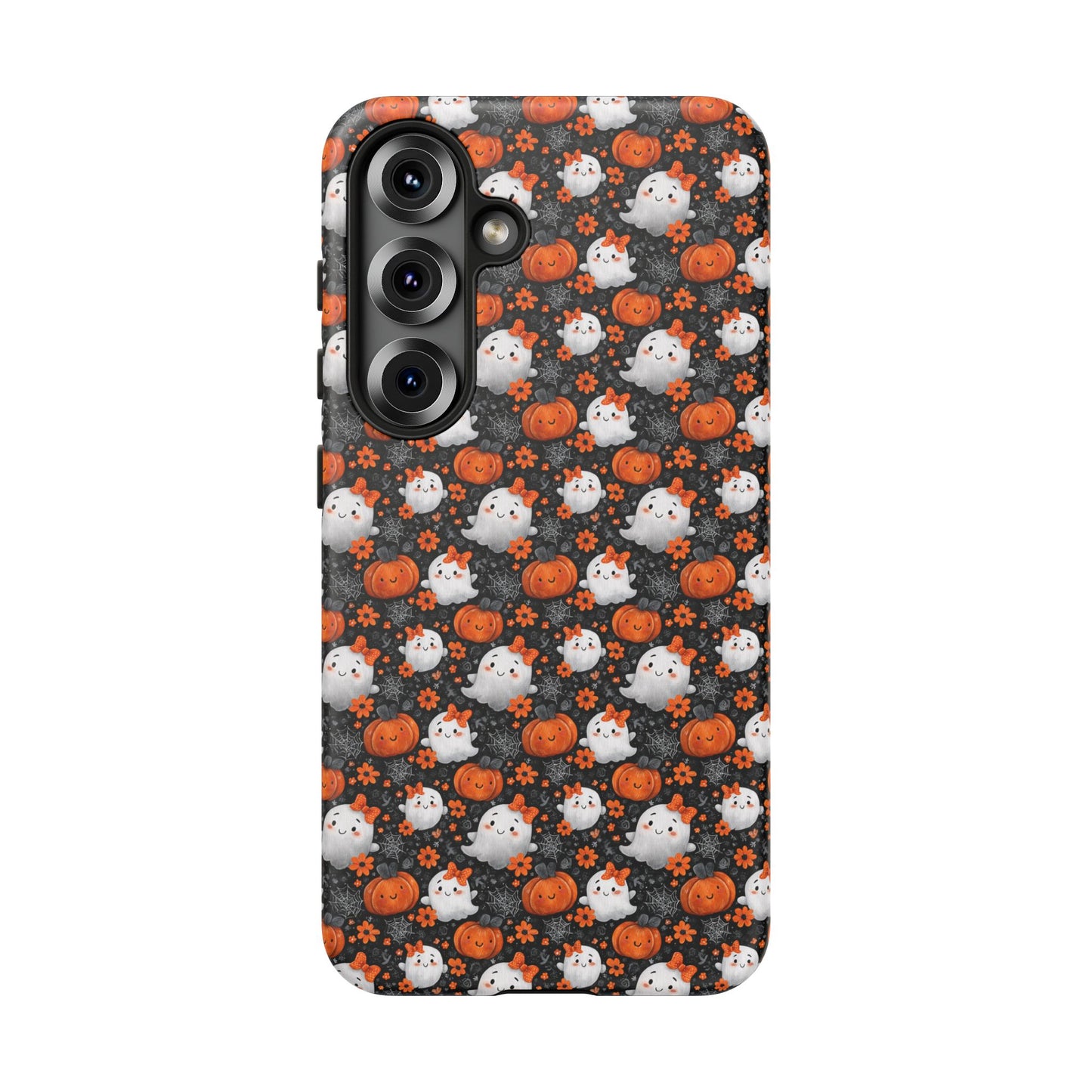 Cute Kawaii Lady Ghosts & Pumpkins Samsung Galaxy Tough Case