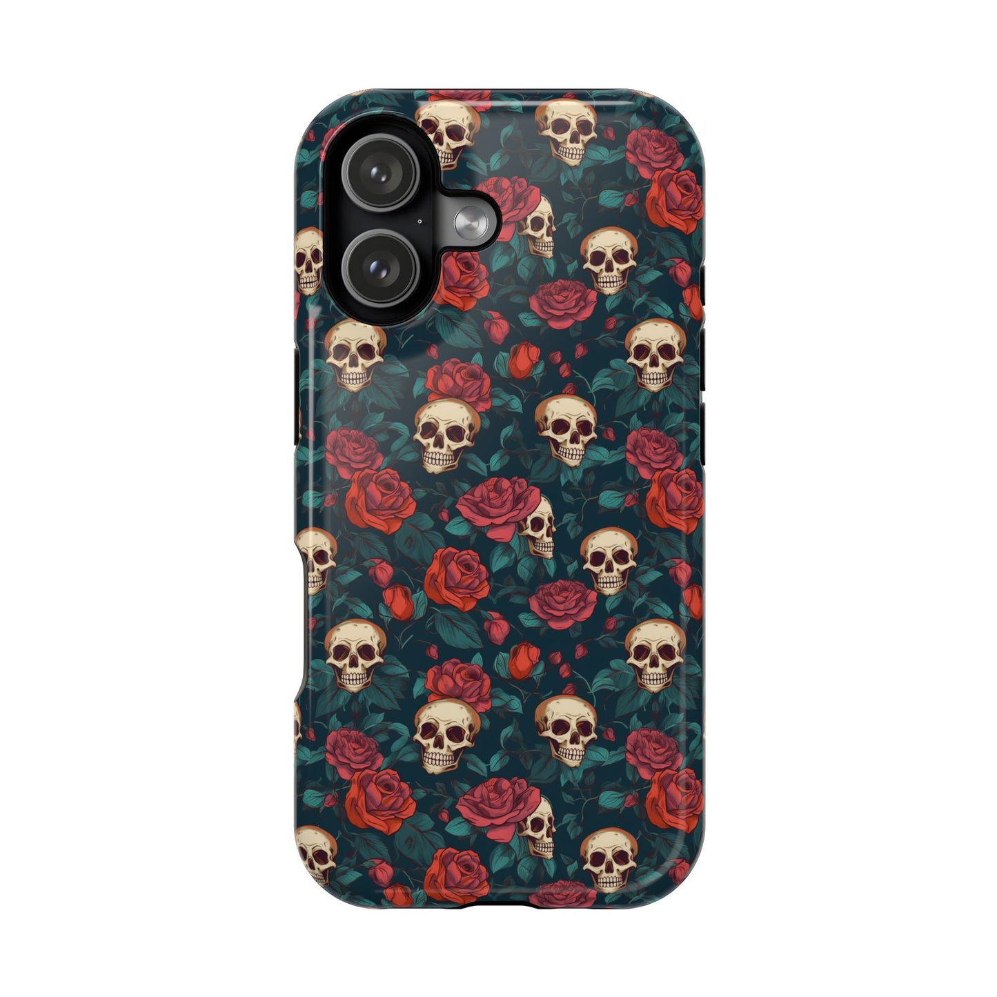 Skulls & Roses Dark Garden MagSafe® iPhone Tough Case