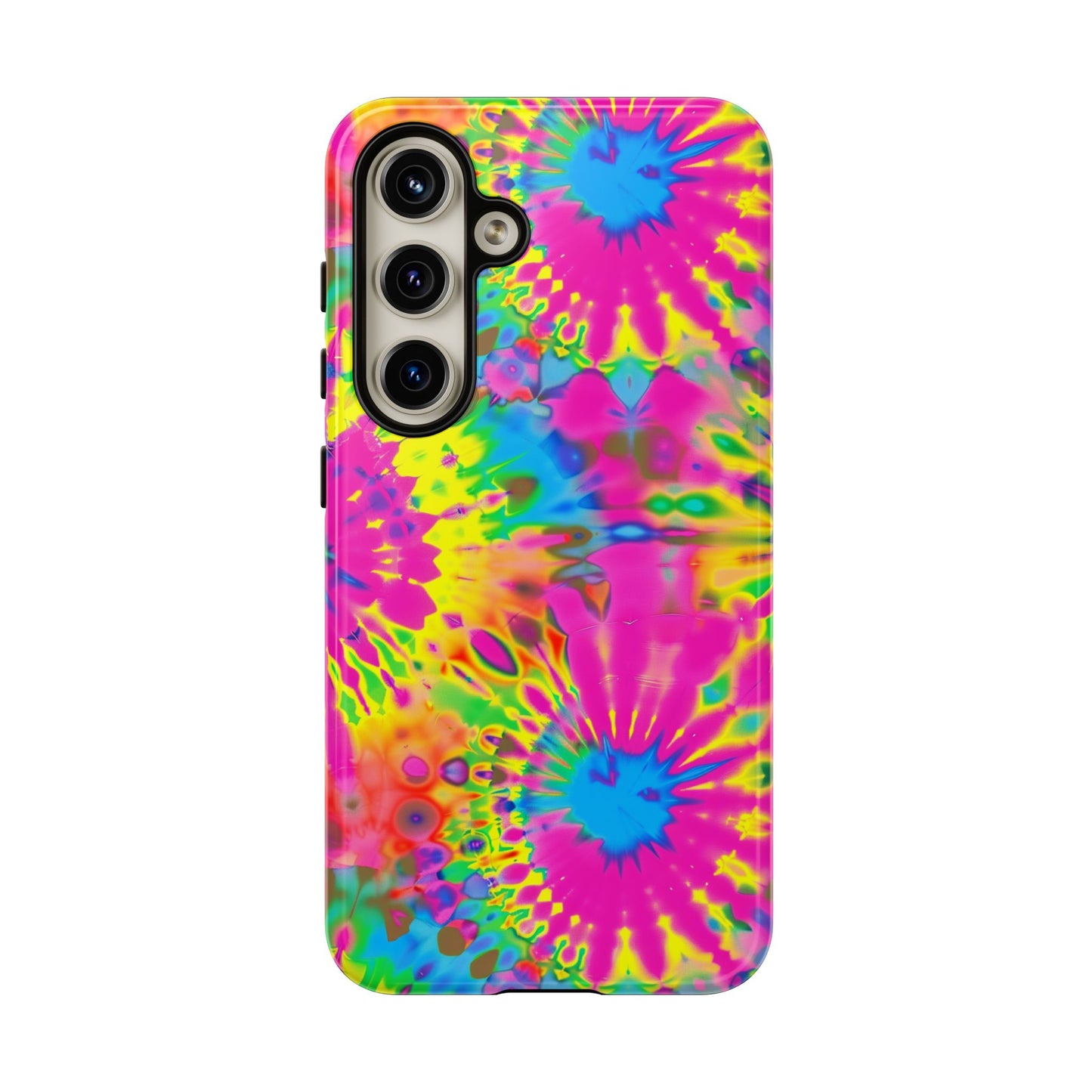 Neon Tie-Dye Burst Samsung Galaxy Tough Case