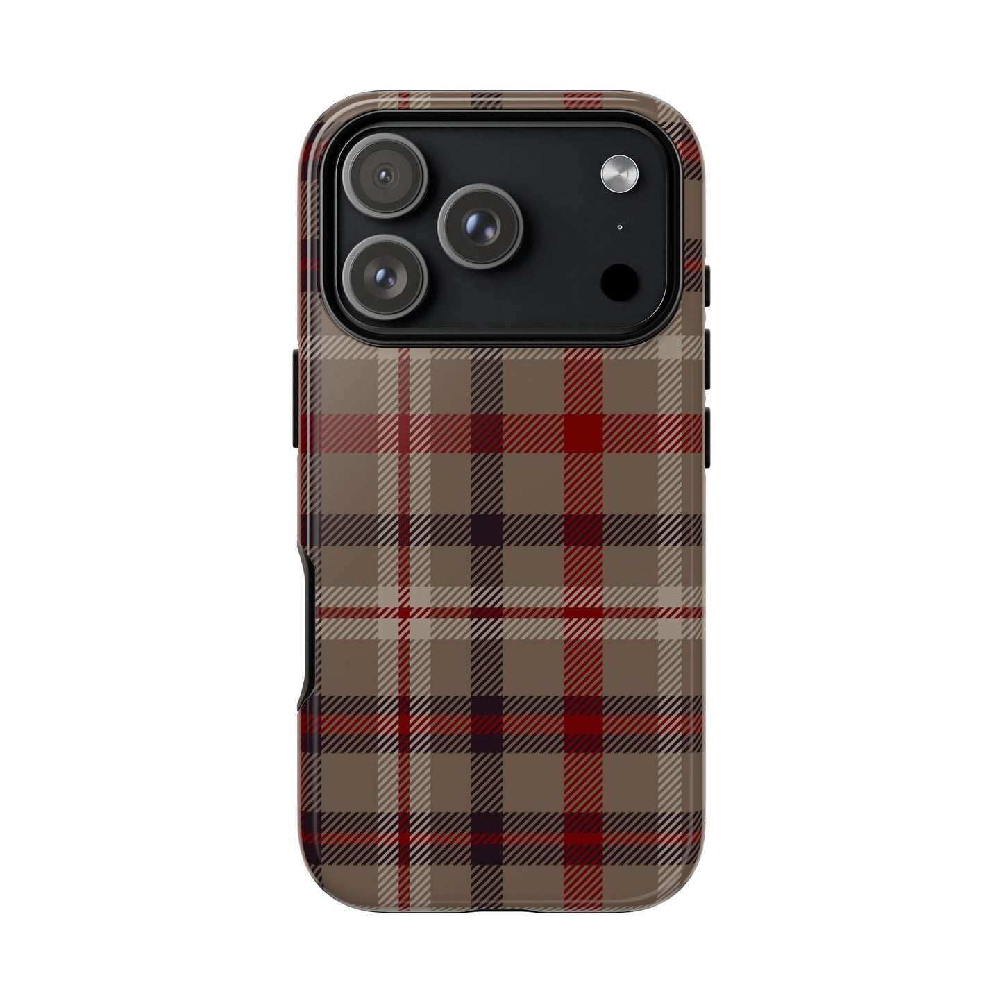 Vintage Highland Plaid iPhone Tough Case