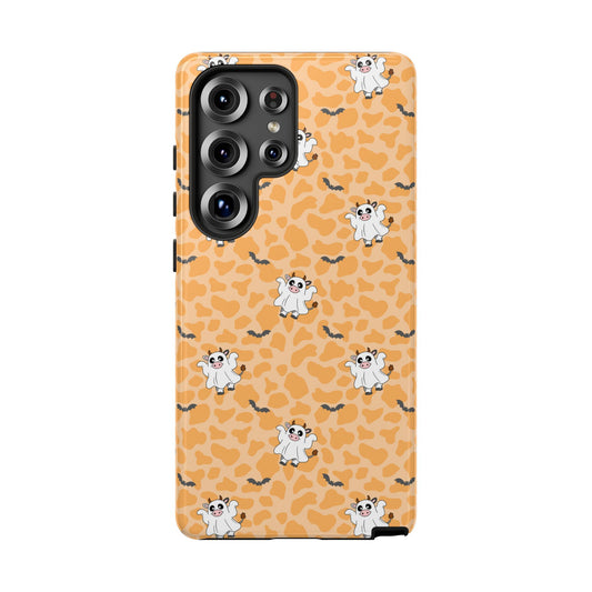 Orange Moo Ghosts & Bats Samsung Galaxy Tough Case
