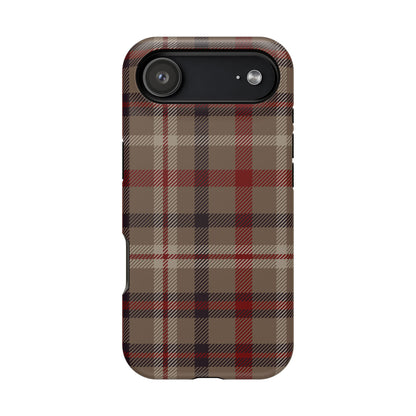 Vintage Highland Plaid MagSafe® iPhone Tough Case