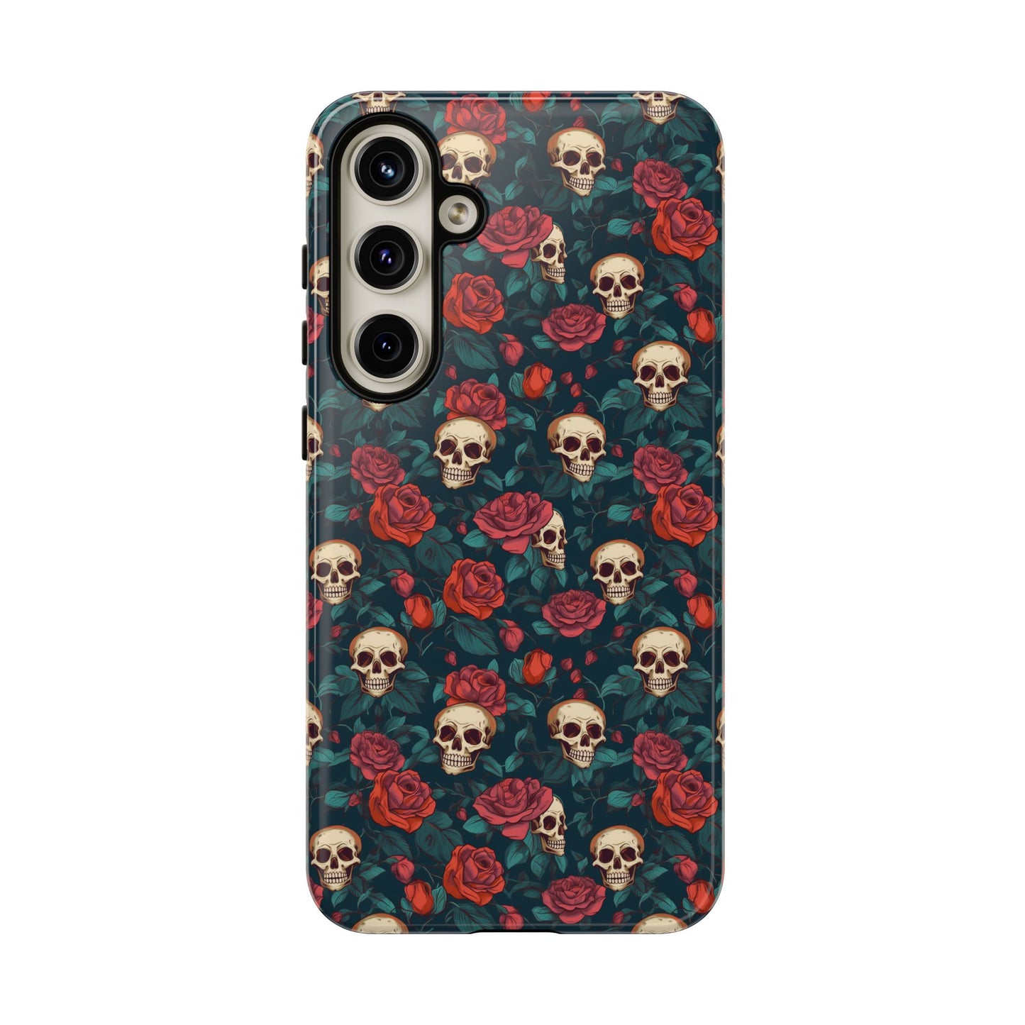 Skulls & Roses Dark Garden Samsung Galaxy Tough Case