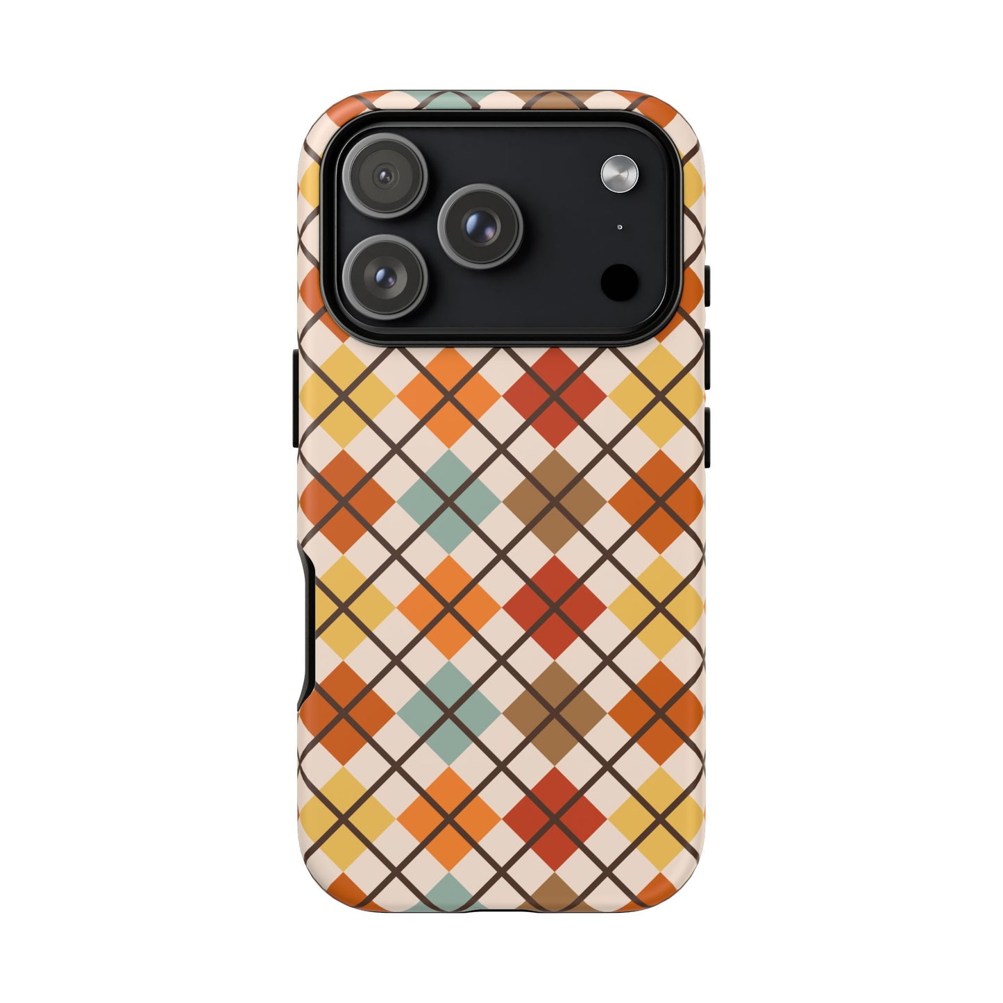 Autumn Argyle iPhone Tough Case