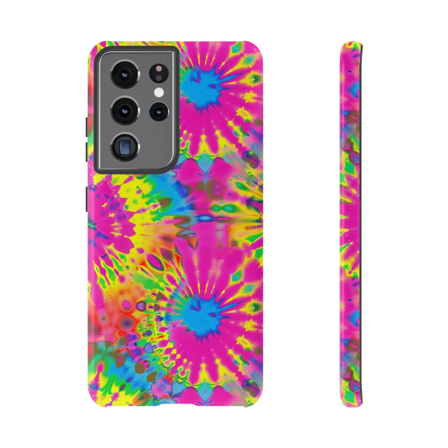Neon Tie-Dye Burst Samsung Galaxy Tough Case