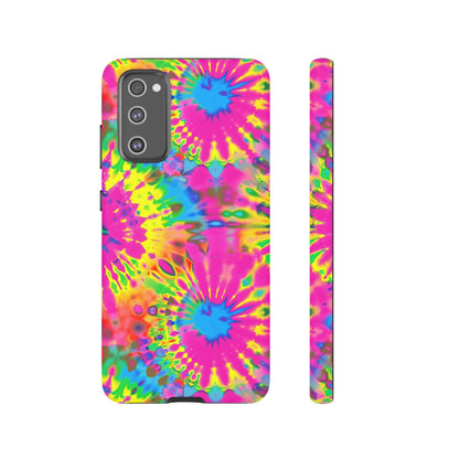 Neon Tie-Dye Burst Samsung Galaxy Tough Case