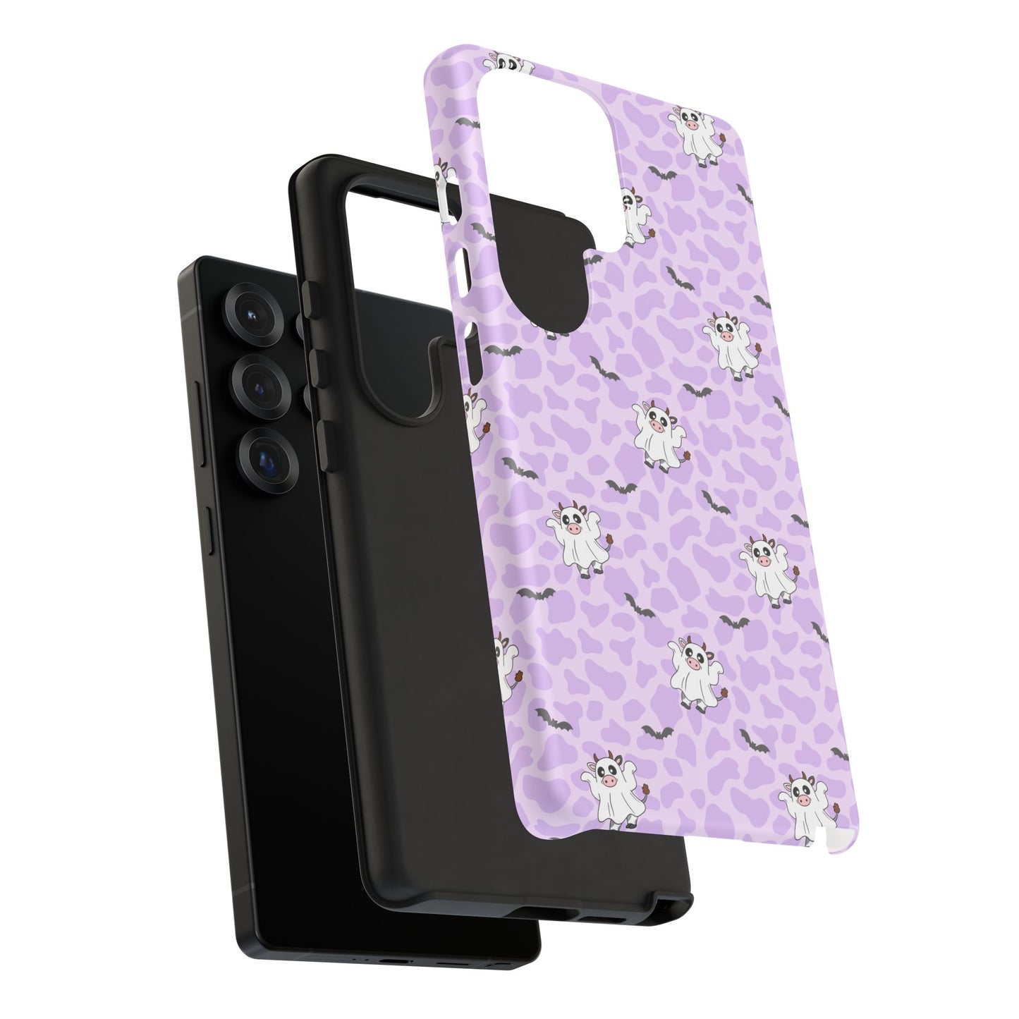 Purple Moo Ghosts & Bats Samsung Galaxy Tough Case