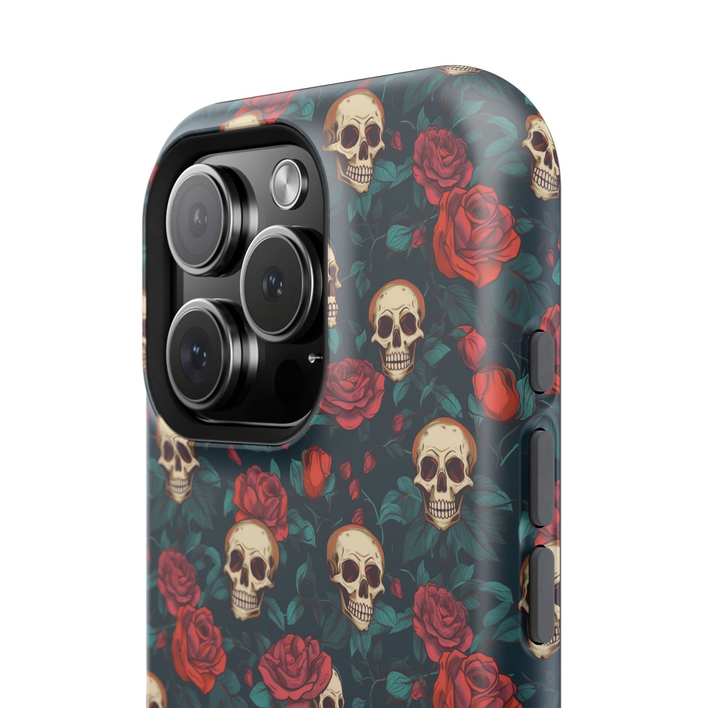 Skulls & Roses Dark Garden MagSafe® iPhone Tough Case