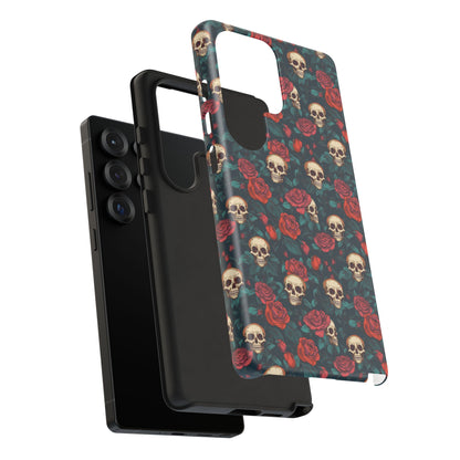 Skulls & Roses Dark Garden Samsung Galaxy Tough Case