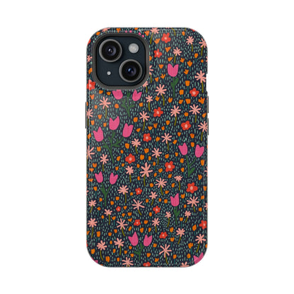 Whimsical Wildflower Meadow MagSafe® iPhone Tough Case