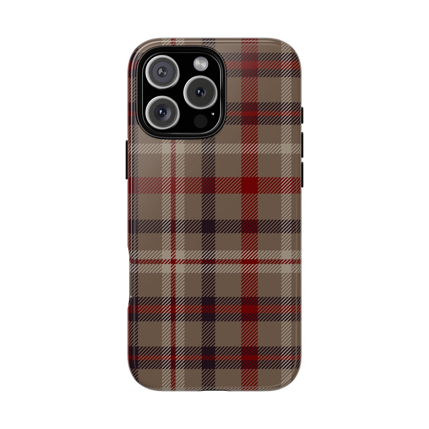 Vintage Highland Plaid iPhone Tough Case