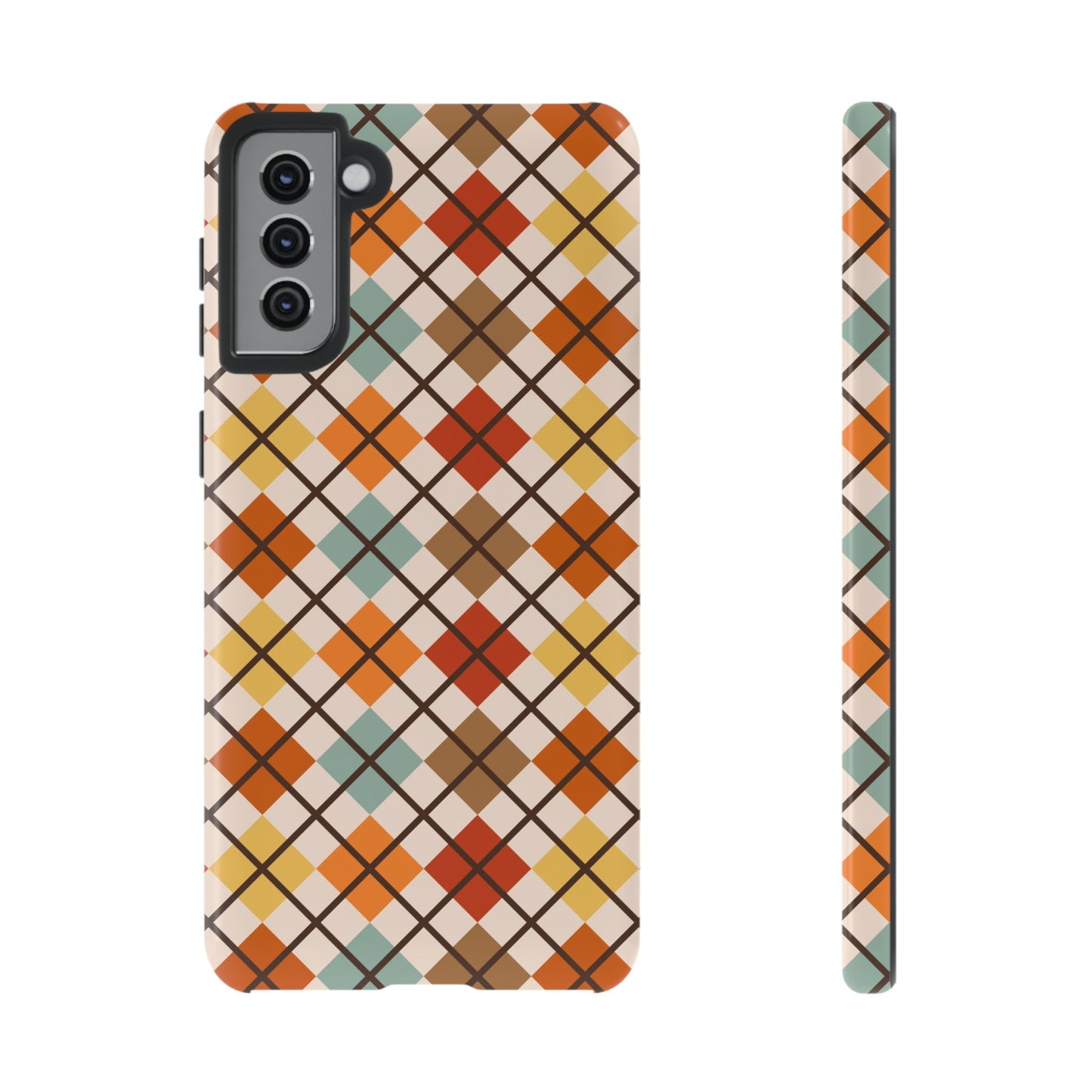 Autumn Argyle Samsung Galaxy Tough Case