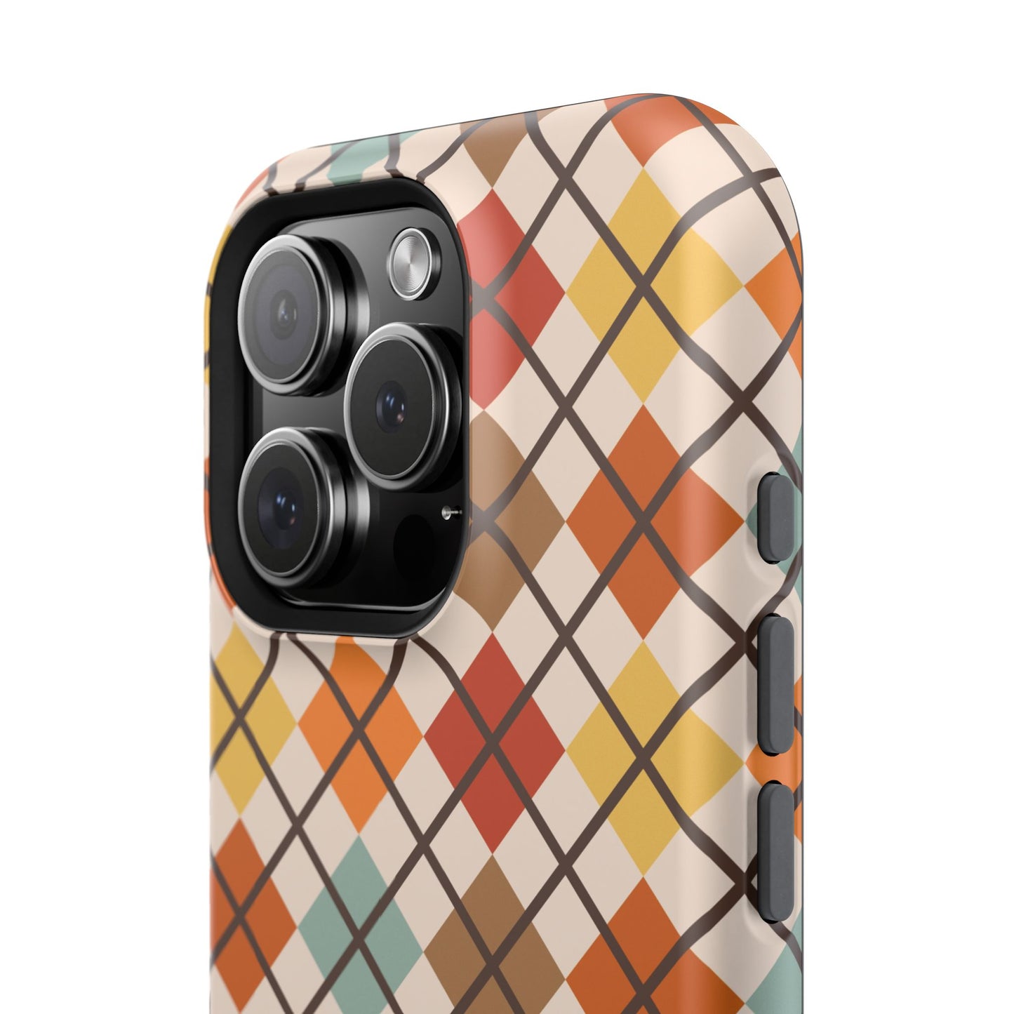 Autumn Argyle MagSafe® Tough iPhone Case