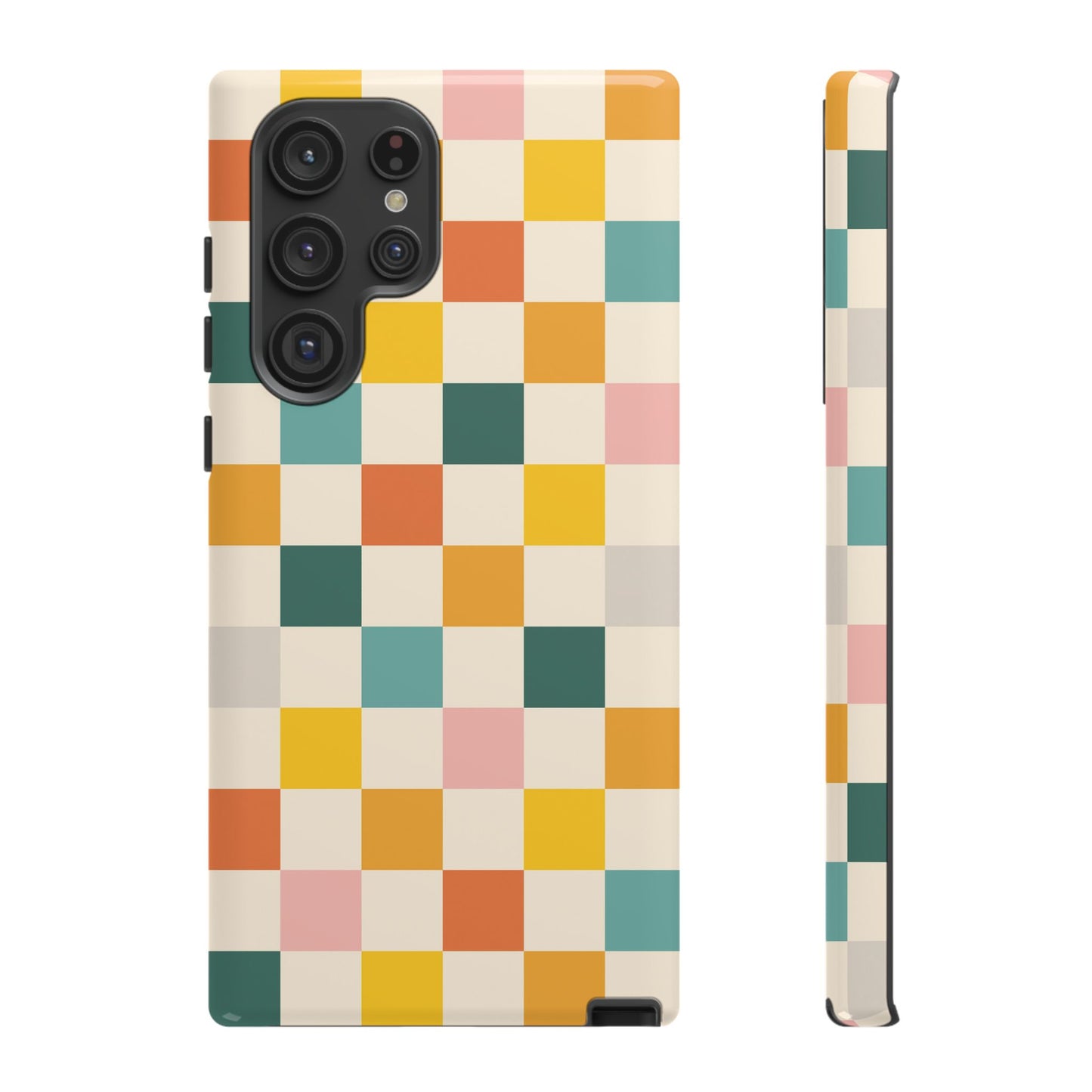 Retro 70s Gingham Samsung Galaxy Tough Case