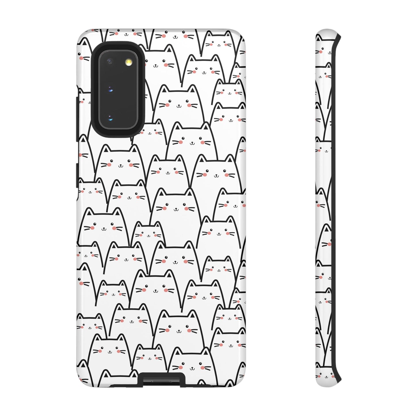 Kawaii Cat Crowd Samsung Galaxy Tough Case