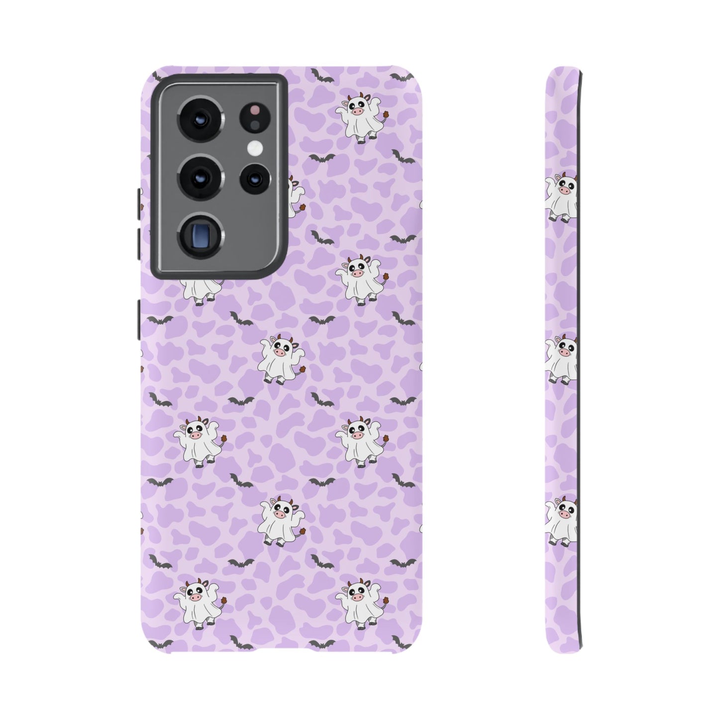 Purple Moo Ghosts & Bats Samsung Galaxy Tough Case
