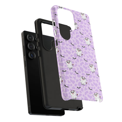 Purple Moo Ghosts & Bats Samsung Galaxy Tough Case