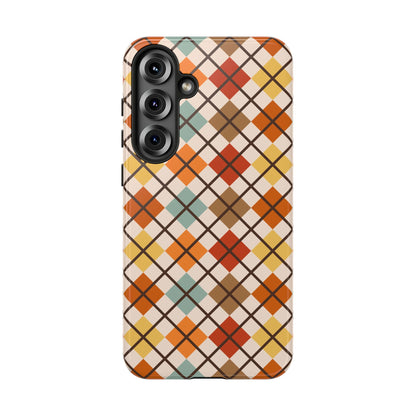 Autumn Argyle Samsung Galaxy Tough Case
