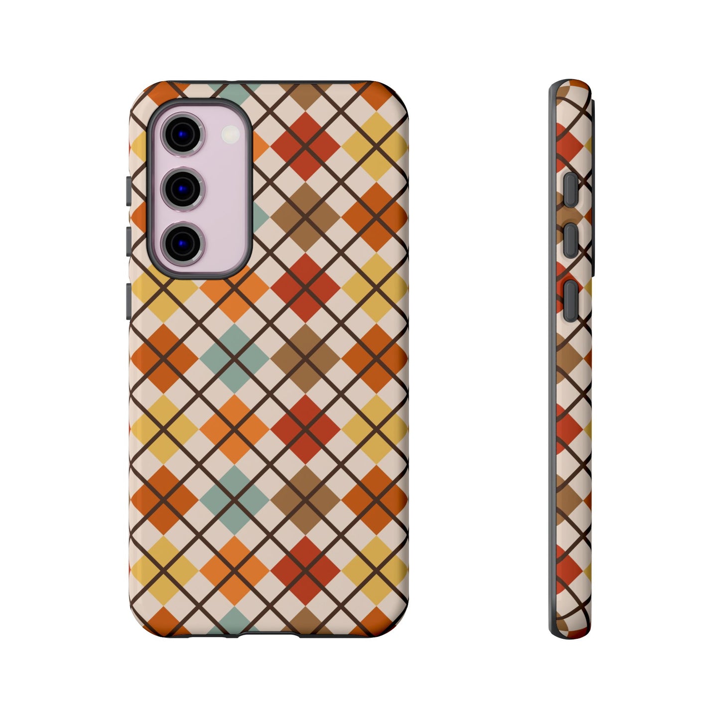 Autumn Argyle Samsung Galaxy Tough Case