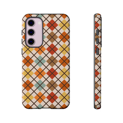 Autumn Argyle Samsung Galaxy Tough Case