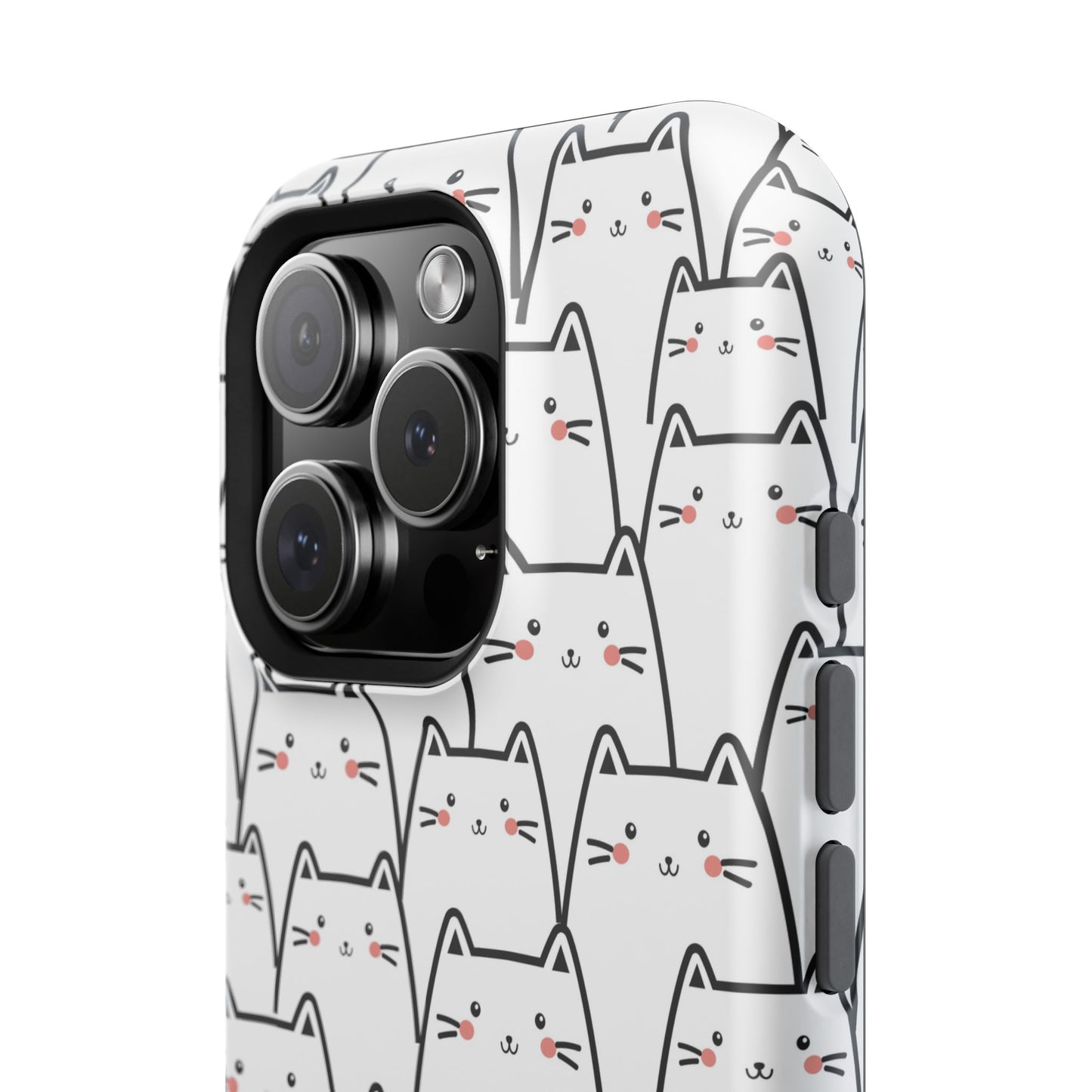 Kawaii Cat Crowd MagSafe® Tough iPhone Case