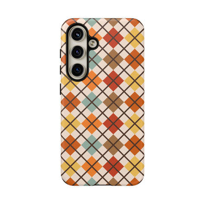 Autumn Argyle Samsung Galaxy Tough Case
