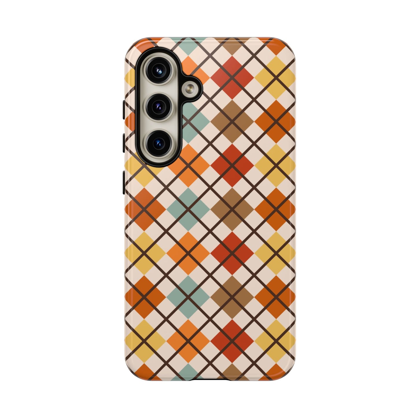 Autumn Argyle Samsung Galaxy Tough Case