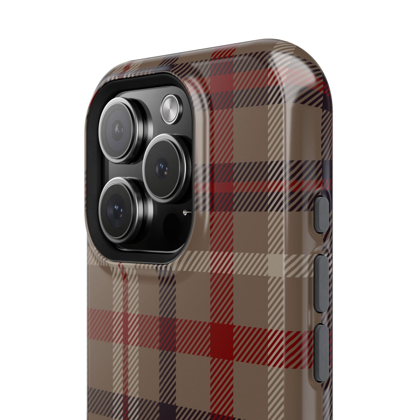Vintage Highland Plaid MagSafe® iPhone Tough Case