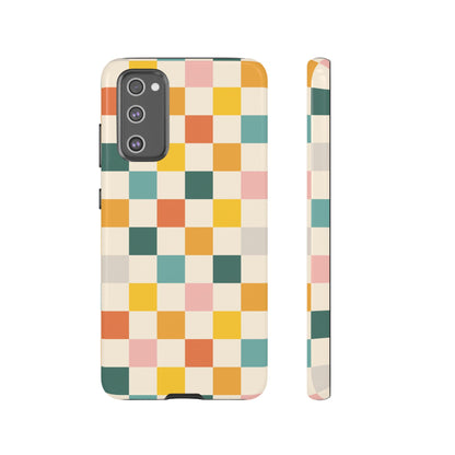 Retro 70s Gingham Samsung Galaxy Tough Case
